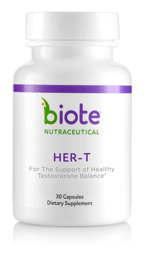Biote Nutraccies - HER- T - Zdravá podpora rovnováhy testosteronu pro ženy (30 kapslí)