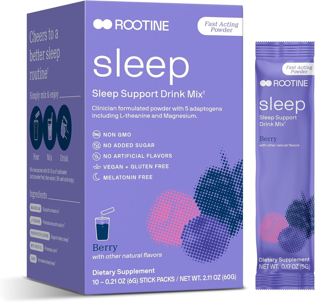 Spánkový dodatek, Melatonin- Free Magnesium klid prášek, GABA, L-Theanin, Myo- inositol, klid spánkový nápoj Mix pomoci relaxovat, spánkový prášek, hořčík prášek pro spánek, Super klid nápoj Mix 24pk