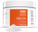 GREZ ELEC-Vital Electrolytes Powder No Sugar - Hydration Powder, Keto Electrolytes No Sugar - Kompletní minerální podpora, sodík, draslík, hořčík, zinek - 60 Služeb