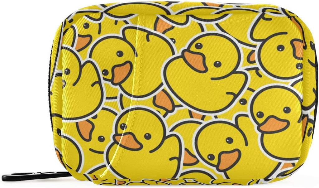 Pouzdro box žlutá kachna Cartoon 7 den Pouzdro Pouzdro Pouzdro Pořadatel Bag se zipem Přenosný Týdenní vitamin Medicine Dodatek Držák Pouch Bag