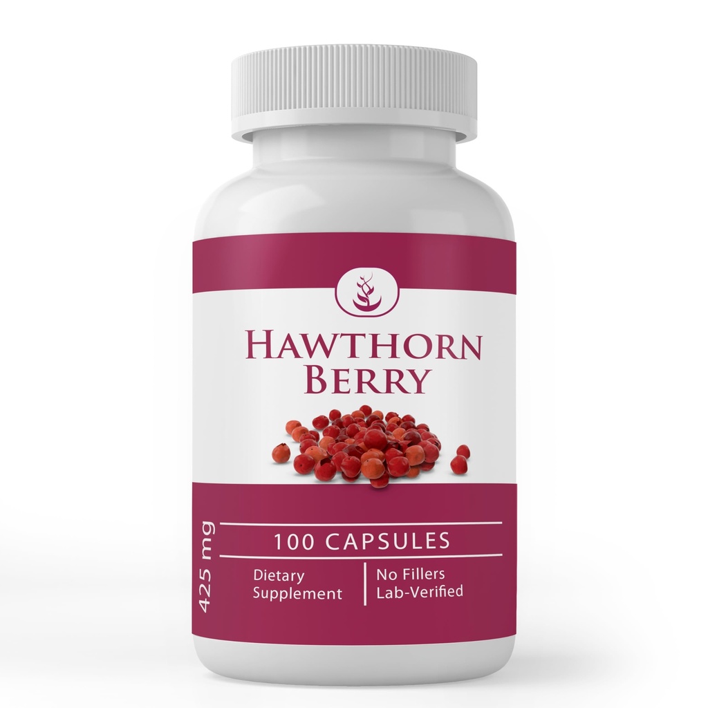 PURE ORIGINAL INGREDIENTS Hawthorn Berry, (100 kapslí) Vždy čisté, žádné přísady nebo plnidla, Laboratoř ověřen