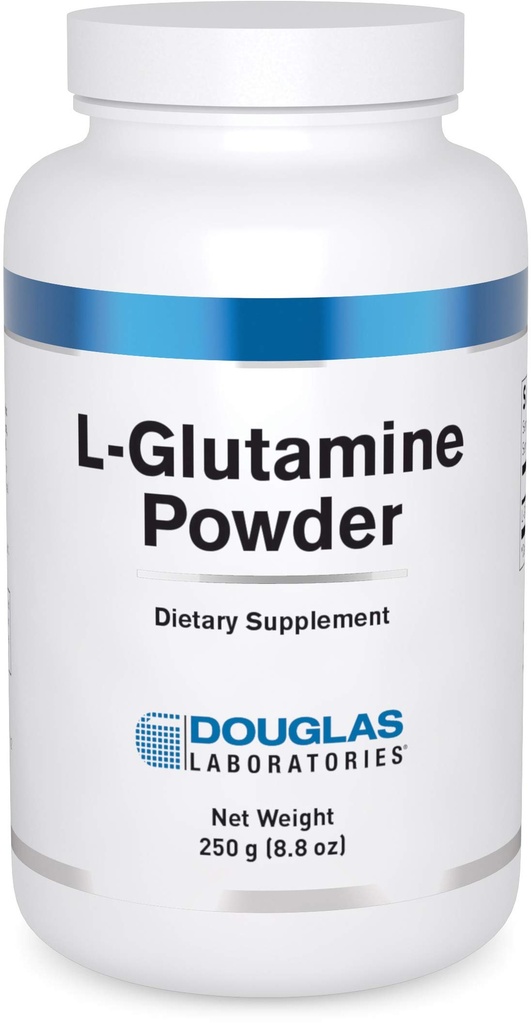 Douglas Laboratories L- glutamin prášek 124; Podporuje strukturu a funkci Gastrointestinální (GI) Trakt a imunitní systém crust 124; 250 Grams