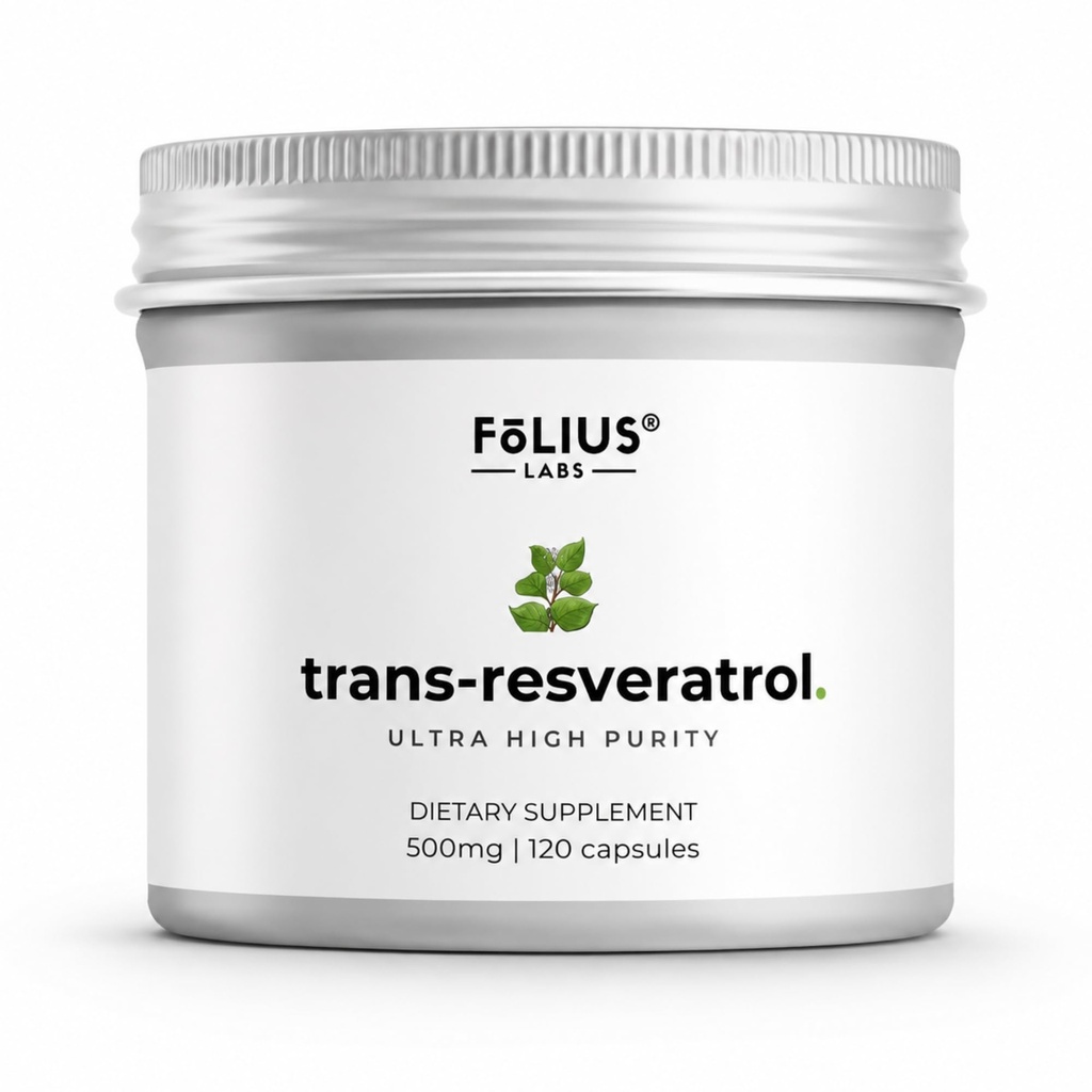 Ultra vysoká čistota Resveratrol Kapsle - 99% Trans- Resveratrol - Japonská Knotweed Extract - Podpora imunity, podpora zdravého stárnutí - 120 Caps Reservatrol Dodatek