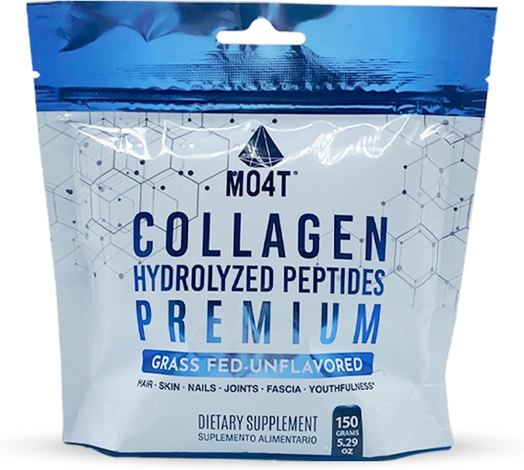 Kolagen Peptidy Powder - bezochucené hydrolyzované z trávníku Fed hovězí pro ženy a muže