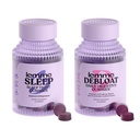 Lemme Sleep & Debloat Bundle - Sleep Gummies, a Drug- Free Nighttime Aid & Debloat Gummies for Digestive & Gut Health, Probiotika & Prebiotics - Gluten Free, Želatina Free, Non- GMO - 60 Ct. Každý