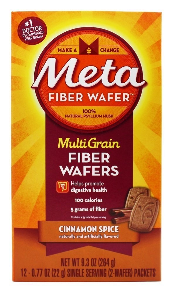 Metamucil Metamucil Fiber Wafers Skořice 12 ea
