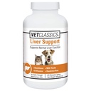 Vet Classics Jaterní Supplement pro psy, Kočky - Funkce jater - B-Vitamíny, Glutathione, Mléko Thistle - Měkké tablety, Žvýkačky - 60 Žvýkací tablety