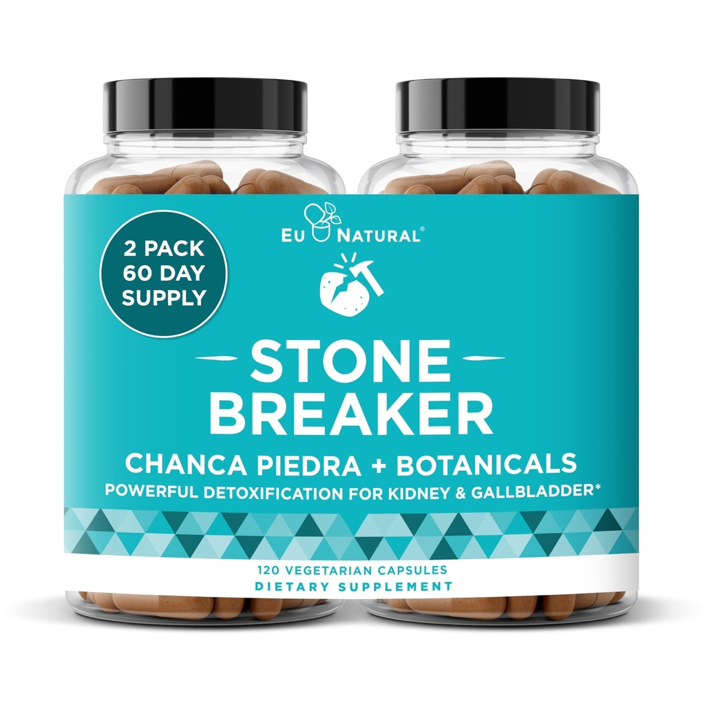 Chanca Piedra Stone Breaker - Přírodní dissolver, Ledviny Cleanse & žlučník dodatek - Detoxifikovat močový trakt, Flush Nečistoty, Clear System - 120 Vegan měkké kapsle