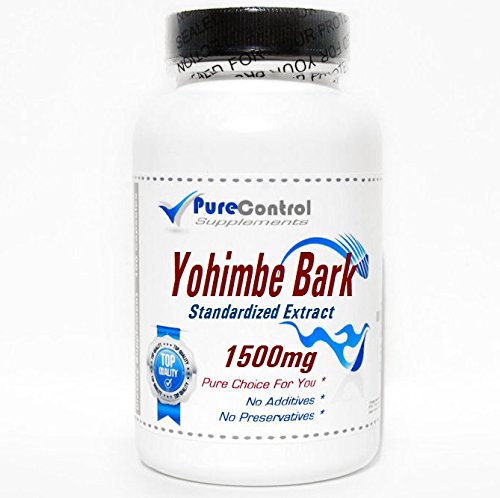 Yohimbe Bark Standardizovaný extrakt 1500mg / / 200 Kapsle / / Čisté / / podle PureControl doplňky