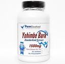 Yohimbe Bark Standardizovaný extrakt 1500mg / / 200 Kapsle / / Čisté / / podle PureControl doplňky