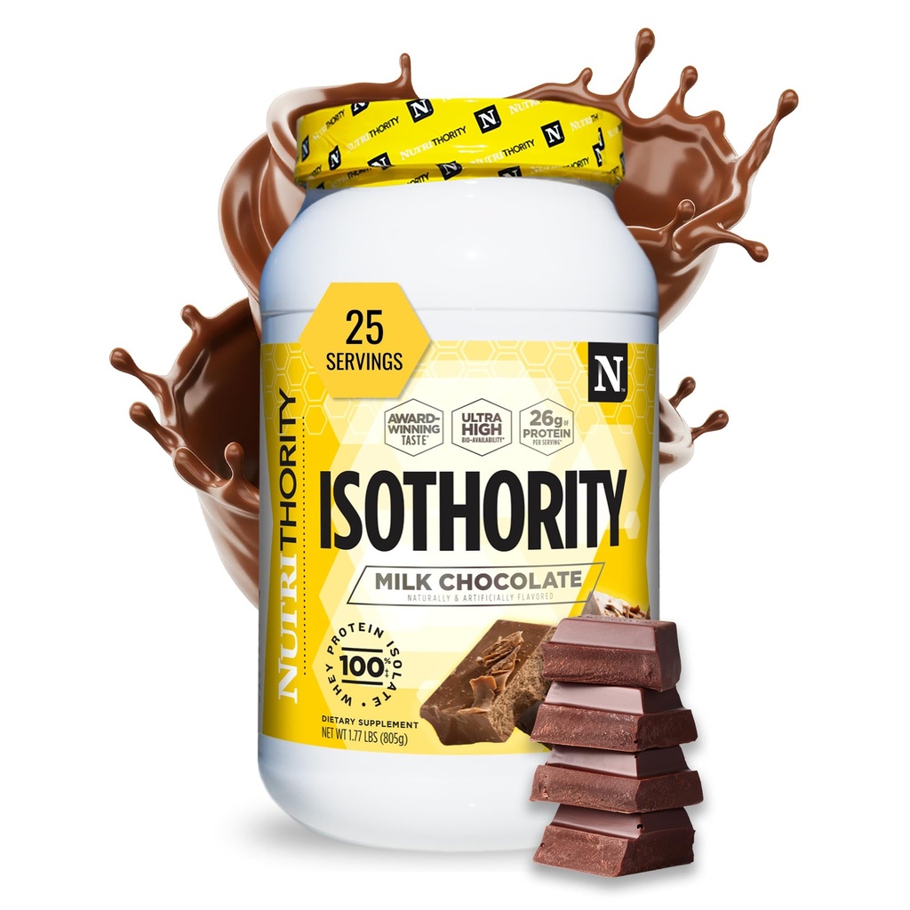 Izolát syrovátkového proteinu, mléčná čokoláda, 2 lb - Ultra absorbovatelné aminokyseliny s rozvětveným řetězcem (BCAA) Powder with 25g protein per serving, low carb - Build Muscle & Accelerate Recovery