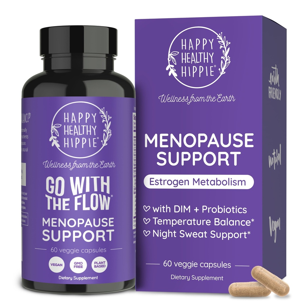Menopauza Doplňky pro ženy - DIM doplněk + Probiotika CLAS124; Estrogen Metabolismus & Hormon Balance Support CLAS124; Perimenopauza Relief CLAS124; Hot Flashs, Mood Swings & Night Sweats CLAS124; Dong Quai CLAS124; 60 Ct