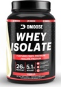 DMoose syrovátka izolát protein Powder I 26 g protein I 5.1g BCAAS I gluten zdarma I pomáhá udržet svalovou hmotu a snížit recovery čas I Čokoláda & Vanilla I 30 Služení