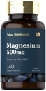 Tahoe Nutritionals Magnesium 124; 500mg CLAS124; 140 Coated Caplet CLAS124; Non-GMO a gluten zdarma dodatek