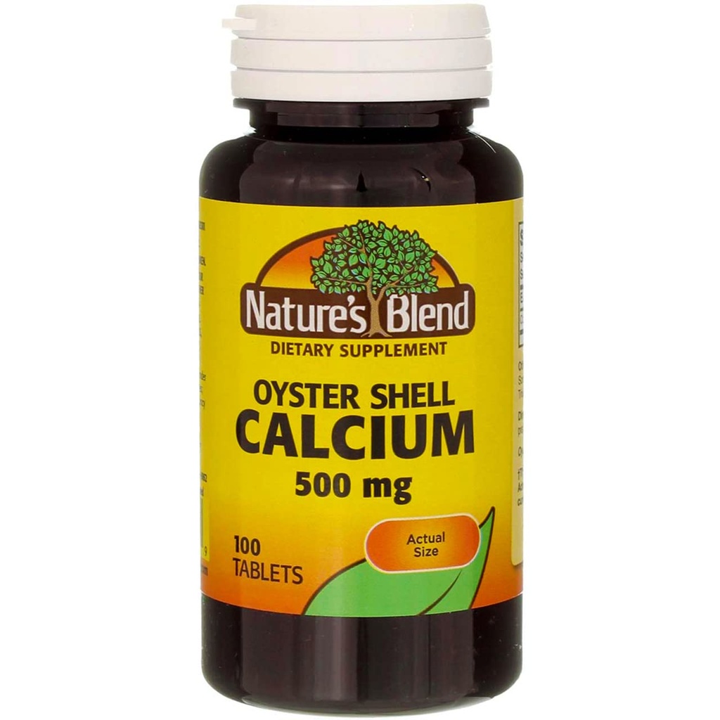 Tablety s obsahem vápníku 500 mg - 100 ct, balení po 2 ks