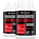 1600mg Fadogia Agrestis Tongkat Ali Dodatek, Fadogia Agrestis Extract pro muže s Ashwagandha - Maximální síla, 120 Softgels