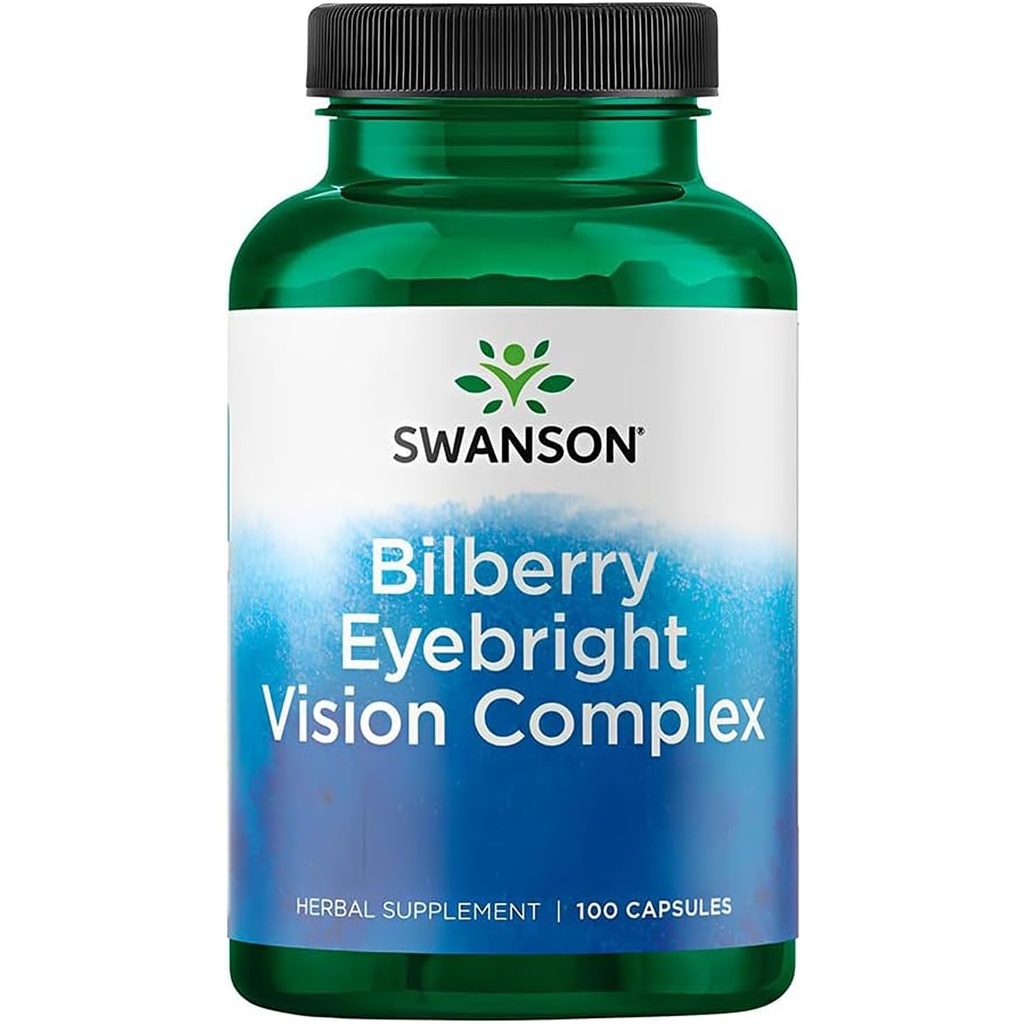 Swanson Bilberry Eyebright Vision Complex (100 tobolek)