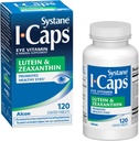 Systana ICAps oční vitamin & minerální doplněk, Lutein & Zeaxanthin vzorec, 120 potahované tablety