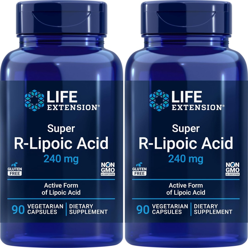 Life Extension Super R- Lipoic Acid 240mg, 90 Veg Kapsle (Balení po 2)
