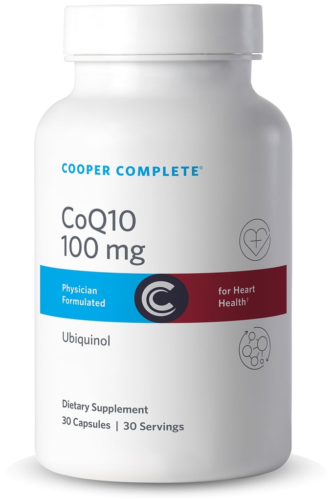 Cooper Complete - CoQ10 100 mg - CoEnzyme10 Ubiquinol Dodatek - 30 Kapsle Balení po 1