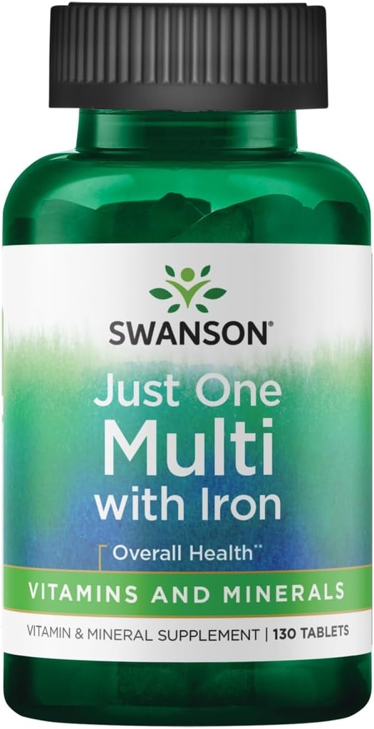Swanson Century Formule Multivitamin s Iron 130 Tabs