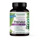 EMERALD LABS Prenatal 1- Daily Multi - Prenatal Multivitamin s methylovaným folátem, železo, Whole- Food Blend & More - Soy- Free, gluten- Free - 60 Zeleninové kapsle