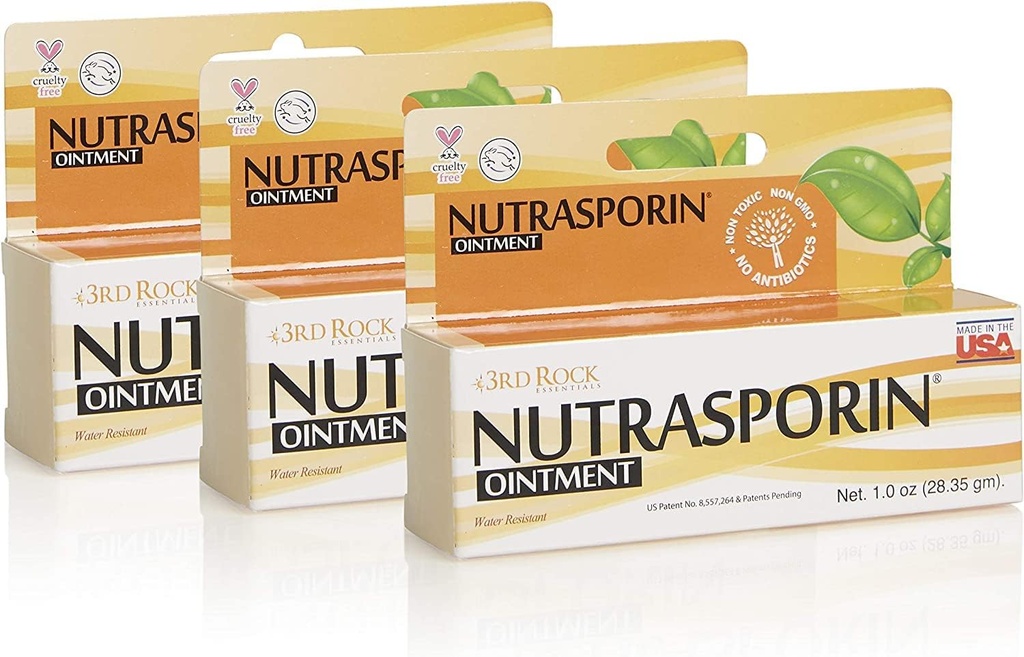 3rd Rock Essentials CLAS124; Nutrasporin Ointment CLAS124; First Aid Ointment CLAS124; (1.0 oz CLAS124; 3 Packs)