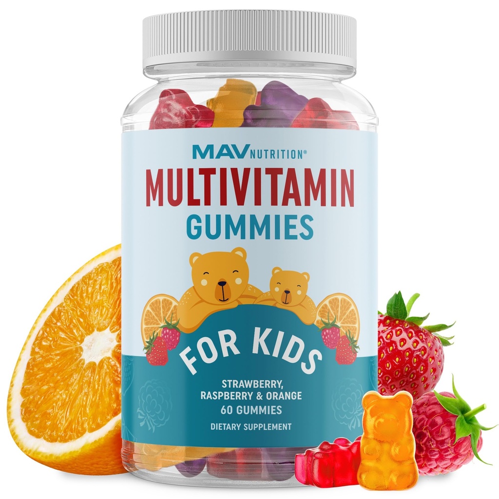 Děti Multivitaminové žvýkačky jsou 124; Vitamíny A, B, C, D & zinek pro imunitu, růst a vývoj 124; Denní multivitamíny pro děti ve věku 2 + 124; Non- GMO, Third- Party Testováno Smíšené ovoce dodatek 124; 60 Gummies