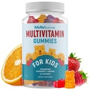 Děti Multivitaminové žvýkačky jsou 124; Vitamíny A, B, C, D & zinek pro imunitu, růst a vývoj 124; Denní multivitamíny pro děti ve věku 2 + 124; Non- GMO, Third- Party Testováno Smíšené ovoce dodatek 124; 60 Gummies