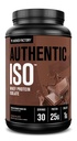 Jacked Factory Authentic ISO Grass Fed Whey Protein Isolate Powder - Low Carb, Non-GMO Muscle Building Protein w / No Fillers, Post Workout Recovery, Čokoláda