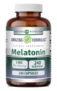 Amazing Appendias Melatonin dodatek 124; 5 Mg Per Serving CLANE124; 240 Kapsle 124; Non- GMO CLANE124; gluten Free CLANE124; Made in USA