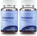 Prvky - Melatonin 10mg Gummies, podporuje Restful Sleep, Jahoda, 60 Počet (dříve Revly) (Balení po 2)