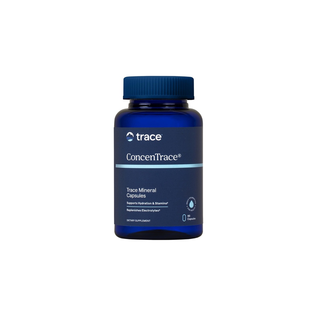 Stopy Minerály ConcenTrace Minerální kapsle - KoncenTrace Kapsle pro celkové zdraví - Síla kostí, Muscle Recovery & Energy Support - Gluten- Free & Vegan - 90 Počet (30 Služeb)