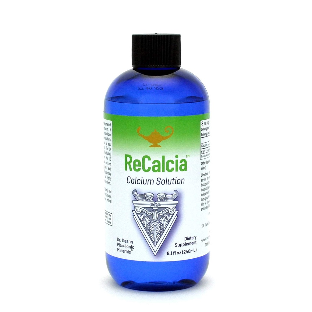 RnA ReSet ReCalcia - dodatek k tekutému vápníku, vysoce absorpční Pico- iontový vzorec, 8.1 Fl Oz (1- Pack)