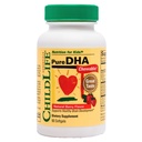 Dětský život ESSENTIALS Pure DHA pro děti - DHA doplňky, DHA EPA Omega 3 dodatek, Děti DHA Chewables, Baby DHA, Rybí olej pro Toddlers, Gluten Free - přírodní Berry, 90 Softgels (balení po 1)