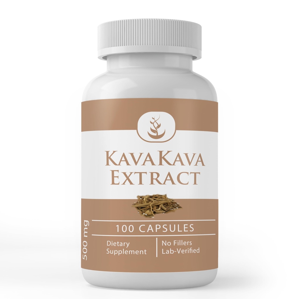 PURE ORIGINAL INGREDIENTS Kava Kava Extract, (100 kapslí), No Additives or Fillers, Laboratorní ověření