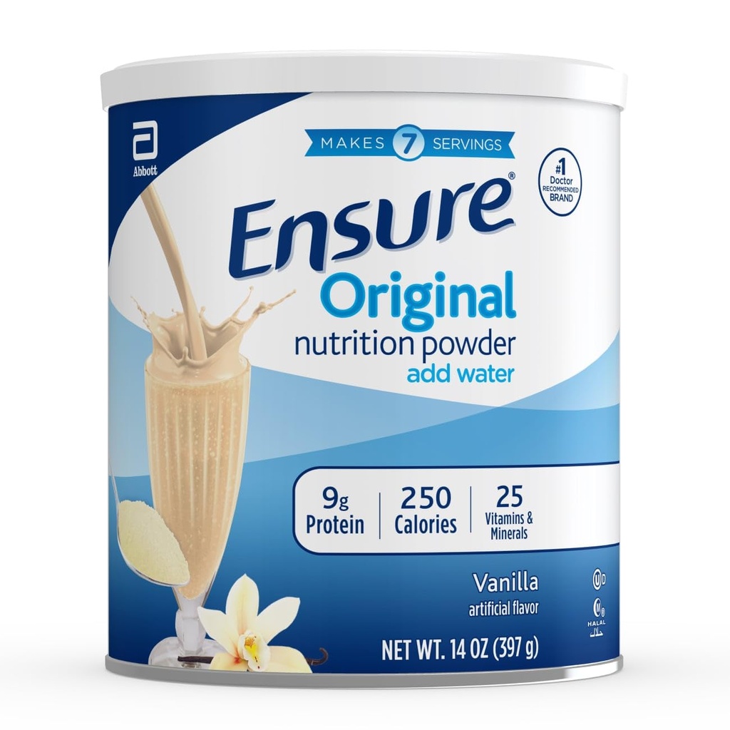 Zajistit původní výživový prášek s 9g protein per Serving, Vanilla, 14 unce