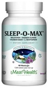Maxi Zdraví Dospělí Bylinné Sleep- O- Max s kořen Valerian, Melatonin, Tryptofan, Passionflower - Přírodní spánkový doplněk - Recepce pro podporu klidného spánku