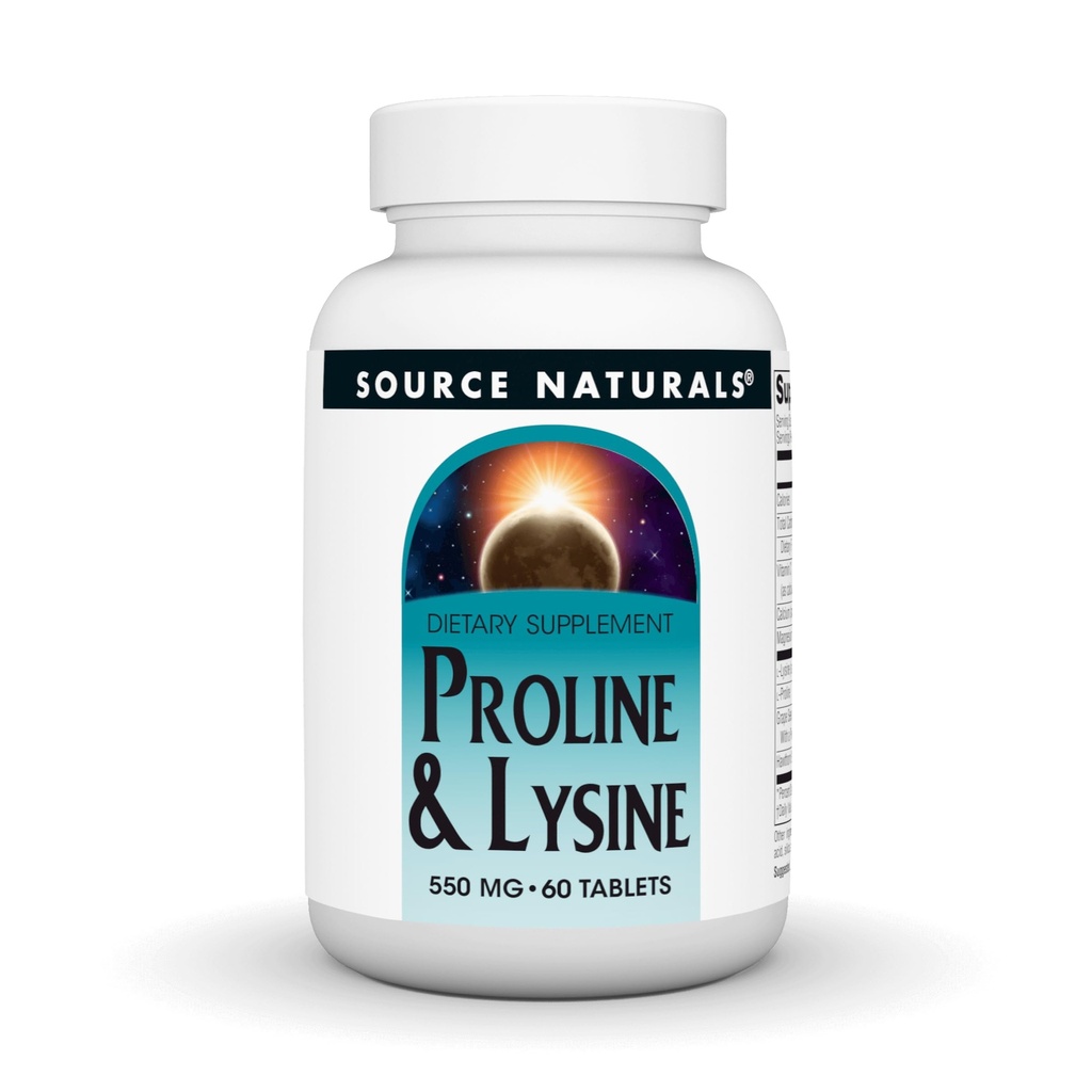 Zdroj Naturals L- Proline & L- Lysin, 550mg - 60 tablet