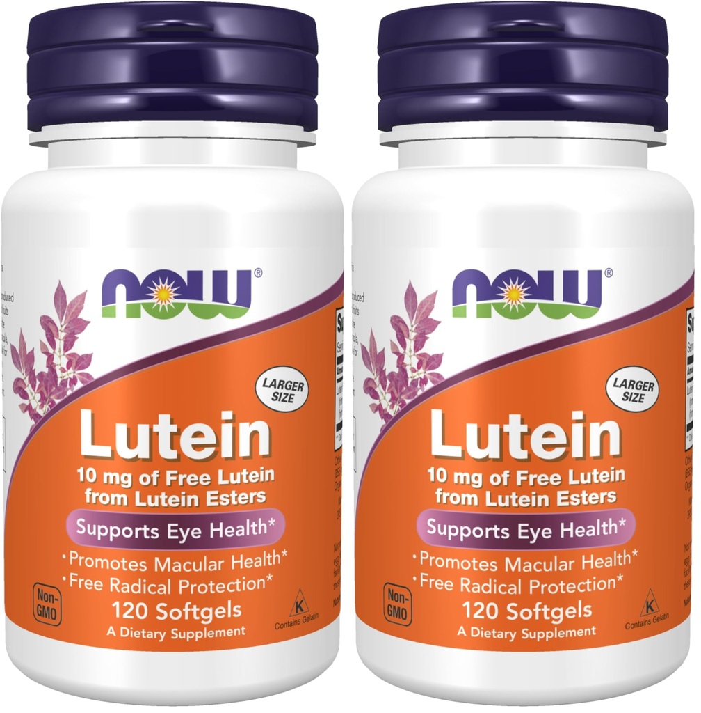 Foods Lutein 10 mg Softgels, 120 (Balení po 2)