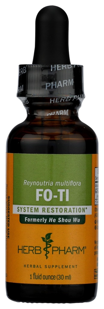Herb Pharm He (Ho) Shou Wu tekutý extrakt pro podporu pohybového systému - 1 Ounce
