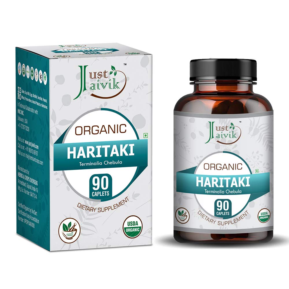 Jen Jaivik Organic Haritaki (Terminalia Chebula) - 750mg (90 tablet)