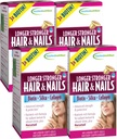 Aplikované nutriční delší vlasy a nehty - 60 Liquid Soft- gely, balení po 4 - Biotin, Křemík a kolagen - 120 Služeb