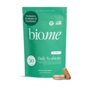 Synbiotická 3in-1 Prebiotika, Probiotika a Postbiotika pro stravitelné zdraví, Gut Zdraví, Imunitní podpora a Bloating Relief pro muže a ženy - 50 miliard CFU per Serving - Vegan, 60 Kapsle (30 Služeb)
