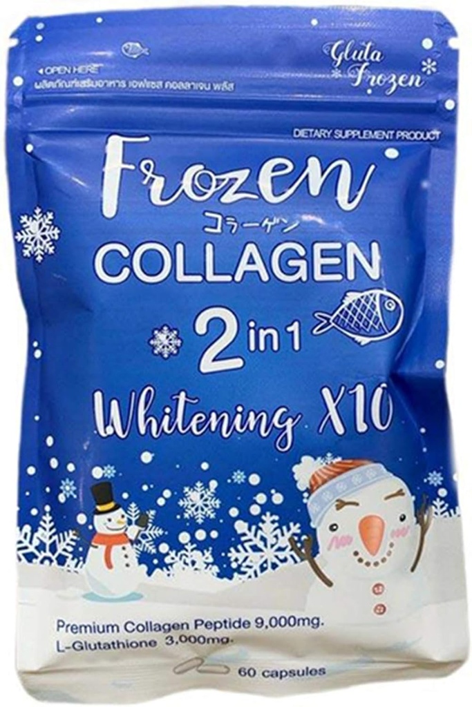 2 z 1 Premium kolagen Peptide & Glutathione, 60 Kapsle