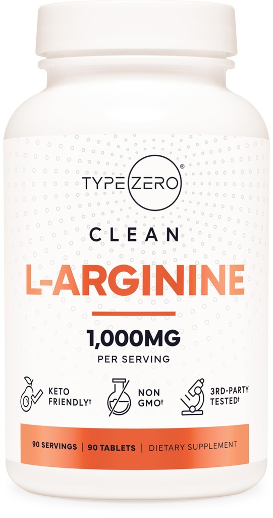 Typ 0 L- arginin 90 tablet 1000 mg na jedno podání - Non- GMO