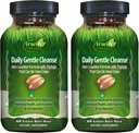 Irwin Naturals Daily Gentle Cleanse - 60 Liquid Soft- Gels, balení po 2 - Non- Laxative Formule s Triphala