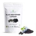 Kosmické element 100% čisté černé semeno prášek Kapsle organické - Vegan Nigella Sativa 450mg Black Cumin Seeds per Servining - 60 Kapsle