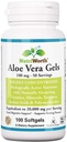 Aloe Vera Dodatek (100 Softgels) 20,000mg Čistá gelová ekvivalence - Made with Organic Aloe Vera