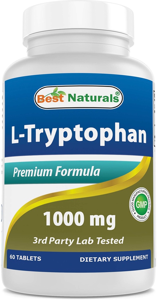 Nejlepší Naturals L- tryptofan 1000 mg 60 tablet